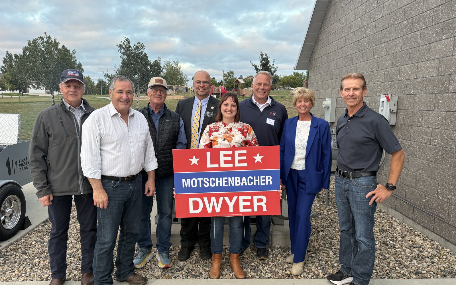 The District 47 Republican team with supporters